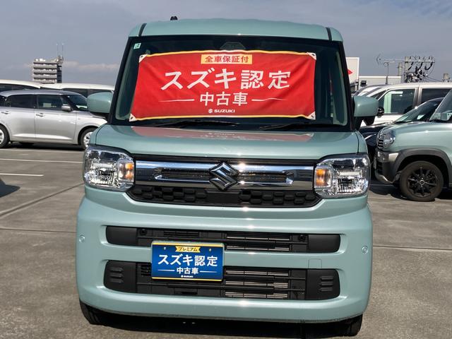 スペーシア ＨＹＢＲＩＤ　Ｘ　衝突被害軽減ブレーキ　ＬＥＤヘッドランプ　デュアルセンサーブレーキＩＩ｜後席両側ワンアクションパワースライド｜電動パーキングブレーキ｜ＬＥＤヘッドランプ｜アダプティブクルーズコントロール｜マルチユースフラップ｜シートヒーター｜（4枚目）