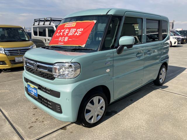 スペーシア ＨＹＢＲＩＤ　Ｘ　衝突被害軽減ブレーキ　ＬＥＤヘッドランプ　デュアルセンサーブレーキＩＩ｜後席両側ワンアクションパワースライド｜電動パーキングブレーキ｜ＬＥＤヘッドランプ｜アダプティブクルーズコントロール｜マルチユースフラップ｜シートヒーター｜（63枚目）