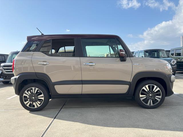 クロスビー HYBRID MZ 3型 衝突被害軽減ブレーキ LEDライト デュアルカメラブレーキ|アダプティブクルーズコントロール|USB電源ソケット|電動格納式ドアミラー|パドルシフト|シートヒーター|撥水加工(シート座面)|プレミアムUV&IRカットガラス|(8枚目)