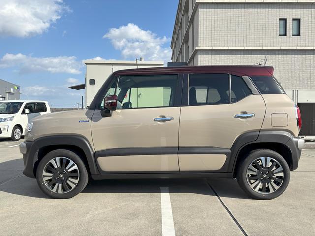 クロスビー HYBRID MZ 3型 衝突被害軽減ブレーキ LEDライト デュアルカメラブレーキ|アダプティブクルーズコントロール|USB電源ソケット|電動格納式ドアミラー|パドルシフト|シートヒーター|撥水加工(シート座面)|プレミアムUV&IRカットガラス|(9枚目)