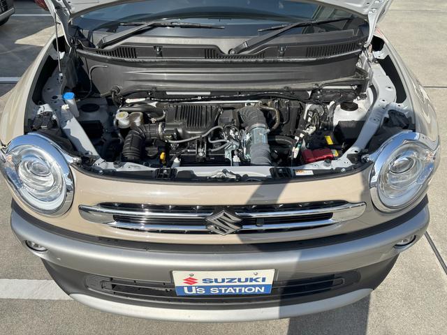 クロスビー HYBRID MZ 3型 衝突被害軽減ブレーキ LEDライト デュアルカメラブレーキ|アダプティブクルーズコントロール|USB電源ソケット|電動格納式ドアミラー|パドルシフト|シートヒーター|撥水加工(シート座面)|プレミアムUV&IRカットガラス|(59枚目)