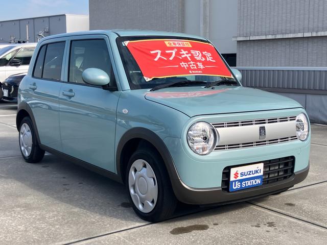 アルトラパン Ｇ　５型　衝突被害軽減ブレーキ　スマートキー　ハロゲン　デュアルカメラブレーキ｜後退時ブレーキサポート｜ハロゲンヘッドランプ｜オートライトシステム｜マニュアルエアコン｜運転席シートヒーター｜電動格納式ドアミラー｜（5枚目）