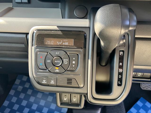 スペーシア HYBRID X 両側パワースライドドア LEDヘッドランプ デュアルセンサーブレーキII|後退時ブレーキサポート|シートヒーター|オートライト|マルチユースフラップ|オートエアコン|キーレスプッシュスタートシステム|パーソナルテーブル|(11枚目)