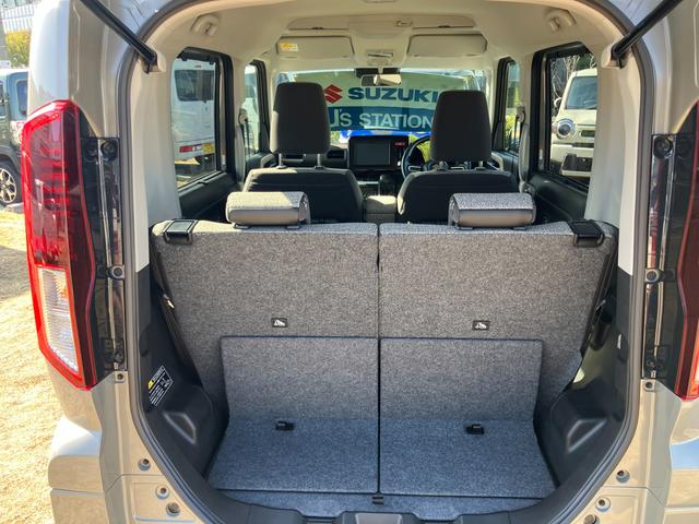 スペーシア HYBRID X 両側パワースライドドア LEDヘッドランプ デュアルセンサーブレーキII|後退時ブレーキサポート|シートヒーター|オートライト|マルチユースフラップ|オートエアコン|キーレスプッシュスタートシステム|パーソナルテーブル|(19枚目)