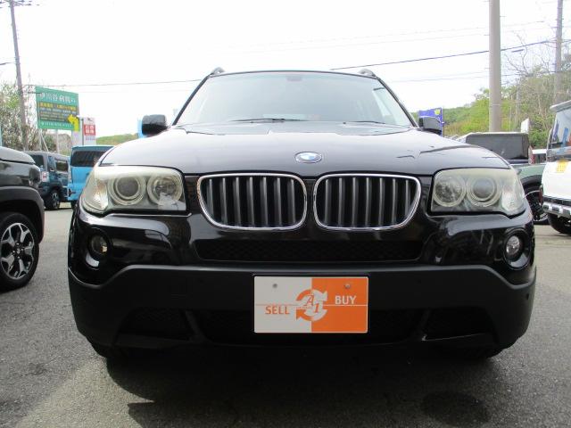 Ｘ３ ｘＤｒｉｖｅ　２５ｉ　後期最終モデル　黒革シート　純正ナビ　スタッドレスＴ用１７アルミホイール付　ビルトインＥＴＣ　サイドカメラ　キーレス　運転＆助手席シートヒーター　クリアランスソナー　ＨＩＤライト　ＣＤチェンジャー（3枚目）