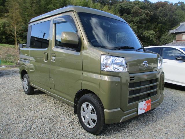 ハイゼットカーゴ デッキバンＧ　パートタイム４ＷＤ　純正ナビ　フルセグＴＶ　禁煙車　スマートアシスト　スマートキー　オートライト　電動格納ミラー　　リヤドアパネル交換歴有り（2枚目）