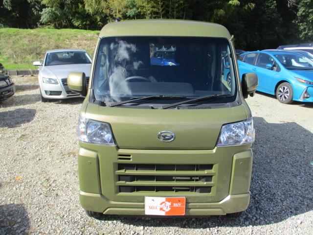 ハイゼットカーゴ デッキバンＧ　パートタイム４ＷＤ　純正ナビ　フルセグＴＶ　禁煙車　スマートアシスト　スマートキー　オートライト　電動格納ミラー　　リヤドアパネル交換歴有り（4枚目）