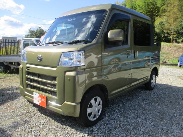 ハイゼットカーゴ デッキバンＧ　パートタイム４ＷＤ　純正ナビ　フルセグＴＶ　禁煙車　スマートアシスト　スマートキー　オートライト　電動格納ミラー　　リヤドアパネル交換歴有り（5枚目）