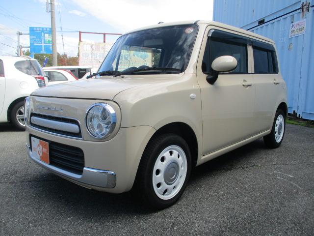 アルトラパンショコラ Ｇ　ワンオーナー　禁煙車　ＳＤナビ　フルセグＴＶ　Ｂｌｕｅｔｏｏｔｈ対応　ＥＴＣ　スマートキー　ショコラ専用合皮シート　革巻ステアリング　　ＨＩＤライト　オートライト（5枚目）