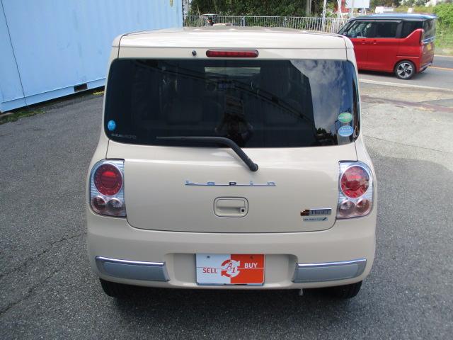 アルトラパンショコラ Ｇ　ワンオーナー　禁煙車　ＳＤナビ　フルセグＴＶ　Ｂｌｕｅｔｏｏｔｈ対応　ＥＴＣ　スマートキー　ショコラ専用合皮シート　革巻ステアリング　　ＨＩＤライト　オートライト（8枚目）