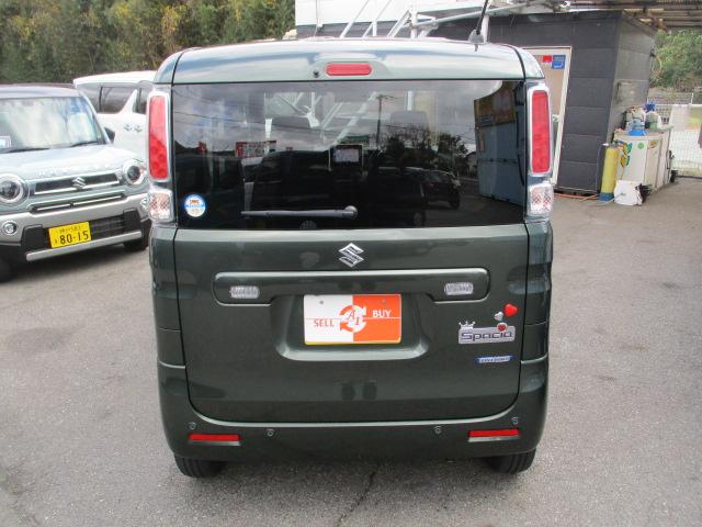 スペーシア ハイブリッドG 雹被害有 スズキセーフティ装着車 ワンオーナー禁煙車 全方位モニター 純正ナビ フルセグTV Bカメラ ETC ドライブレコーダー スマートキー クリアランスソナー ドアバイザー(8枚目)