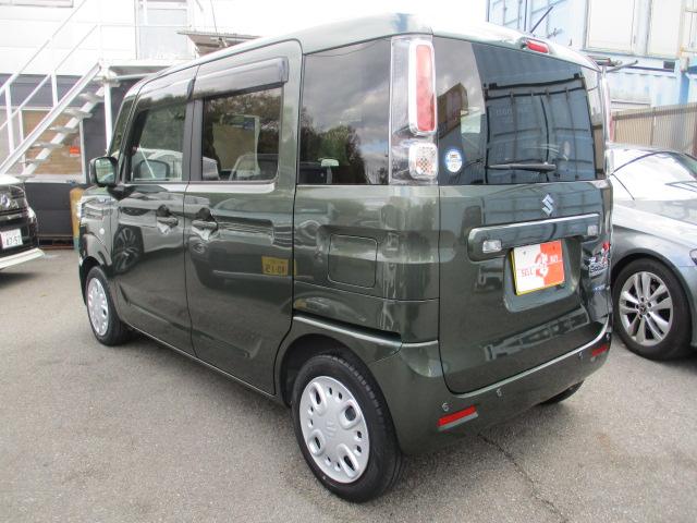 スペーシア ハイブリッドG 雹被害有 スズキセーフティ装着車 ワンオーナー禁煙車 全方位モニター 純正ナビ フルセグTV Bカメラ ETC ドライブレコーダー スマートキー クリアランスソナー ドアバイザー(9枚目)