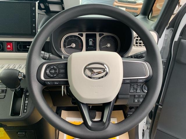 ムーヴキャンバス ストライプスＧ　踏み間違い防止　セキュリティ　Ｂモニター　前後ソナー　ＡＡＣ　プッシュスタートスマートキー　フルフラット　横滑防止装置　ＬＥＤヘッドライト　シートヒーター　キーフリーシステム　サイドエアバック　ＡＢＳ（9枚目）