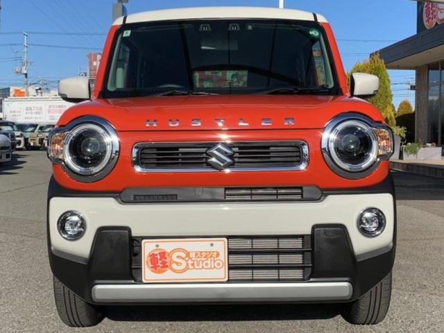 ハスラー ハイブリッドX オートLED アイドルストップ 車線逸脱警報装置 キーレスエントリー 運転席エアバッグ 前席シートヒーター セキュリティアラーム LEDライト 安全ボディ スマ-トキ- パワーウインドウ AAC(2枚目)