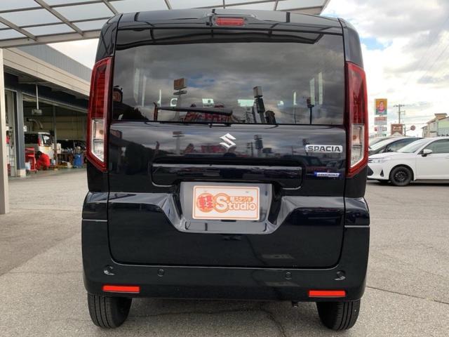 スペーシア ハイブリッドＧ　アイドリングＳ　キーレススタートシステム　オートＬＥＤ　パーキングセンサー　横滑防止　イモビライザー　ＬＥＤライト　Ｗエアバッグ　スマートキー　オートエアコン　フルフラット　パワーステアリング　ＡＢＳ（3枚目）