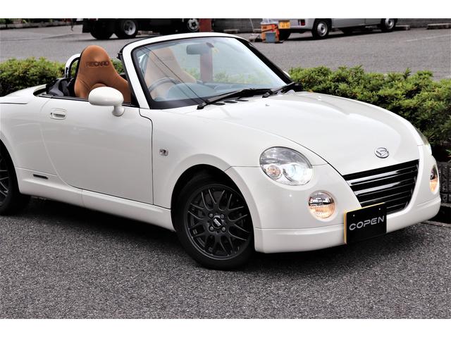 ダイハツ コペンアルティメットエディションｓ ｄスポーツ製ｅｃｕ クラリオンフルセグナビｎｘ６１５ キャメルレカロ 純正ｌｓｄ ｂｂｓ ｖｉｐｅｅｒセキュリティー 記録簿の中古車 車体価格185万円 12 平成24 年式 走行6 2万キロ 車体色ｄｃパールホワイトｉ 兵庫県