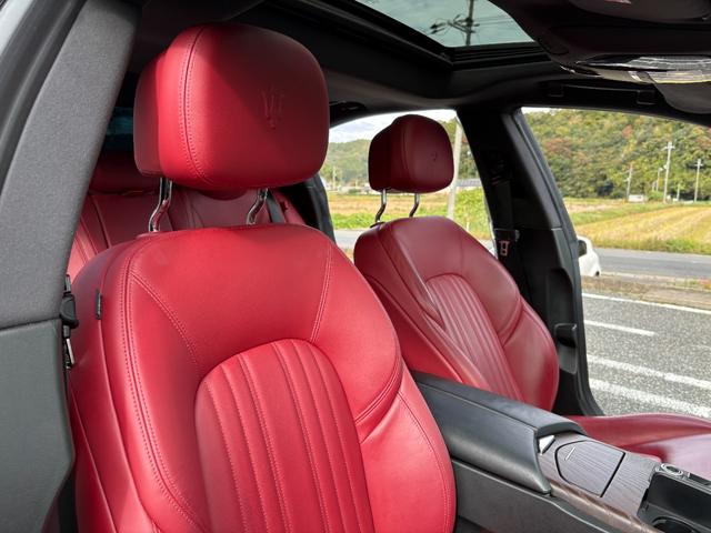 ギブリ ベースグレード 左ハンドル・赤革シート・サンルーフ・純正20インチアルミ・社外マフラー・レッドキャリパー・パワートランク・純正ナビバックモニター・パドルシフト・パワーシートシートヒーター・クルーズコントロール(51枚目)