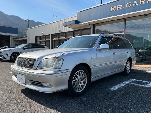 クラウンエステート アスリート　ユーザー買取車両　純正マルチ　スーパーライブサウンド　ＥＴＣ　前後ドライブレコーダー　純正ＨＩＤ　純正１６インチアルミホイール　クルーズコントロール　ＭＤ／カセット／ＤＶＤ　後期　禁煙車（8枚目）