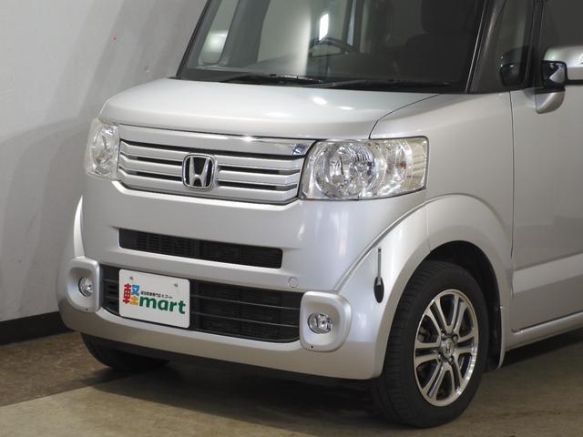 N-BOX G ターボSSパッケージ Bカメラ ETC 両側PSD クルコン HIDオートライト フォグ ESC Pスタート Aストップ ナビTV DVD CD USB パドルシフト ステリモ AAC 純正14AW ウィンカー付電格ミラー(73枚目)
