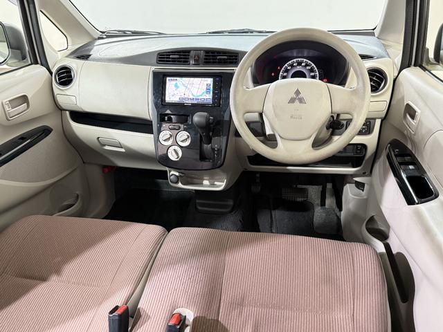 ｅＫワゴン Ｅ　１月４日限定車　シートＨ　ナビＴＶ　ＤＶＤ　ＣＤ　社外１４インチＡＷ　横滑り防止　電動格納ミラー　キーレス　ヘッドライトレベライザー　ベンチシート　エアコン　パワステ　パワーウィンドウ　ＡＢＳ　保証付（7枚目）