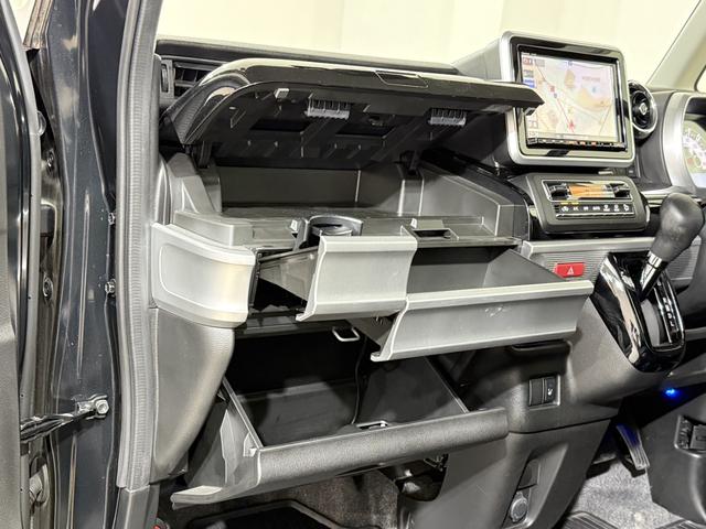 スペーシアカスタム ハイブリッドGS 全方位M シートH HUD ETC PSD DSBS LEDオートライト フォグ 衝突軽減B ESC レーンアシスト クリソナ Pスタート フルセグナビ BT DVD ステリモ AAC 純正14AW(64枚目)