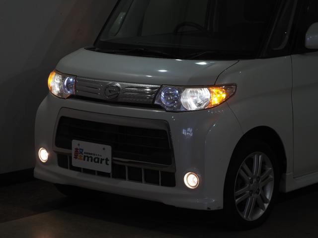 タント カスタムＲＳ　１月４日限定車　ターボ　Ｂカメラ　ＥＴＣ　ＰＳＤ　ＨＤＤナビ　フルセグＴＶ　ＢＴ　ＤＶＤ　ＣＤ　ＨＩＤヘッド　フォグ　Ａストップ　ＡＡＣ　スマートキー　純正１５インチＡＷ　ウィンカー付電格ミラー（12枚目）