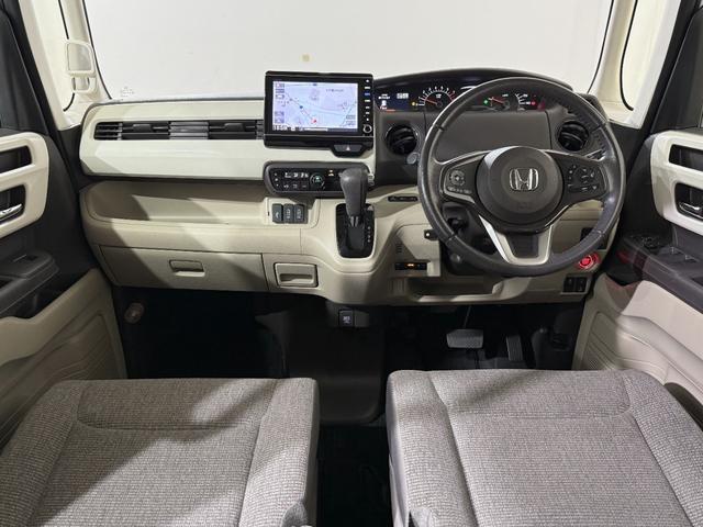 N-BOX G・EXターボホンダセンシング Bカメラ ETC 両PSD ACC フルセグナビ BT DVD LEDオートライト 衝突軽減B ESC レーンアシスト Pスタート パドルシフト ステリモ AAC スマートキー ウィンカー付電格ミラー(7枚目)