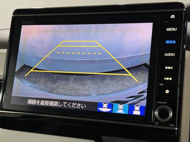 N-BOX G・EXターボホンダセンシング Bカメラ ETC 両PSD ACC フルセグナビ BT DVD LEDオートライト 衝突軽減B ESC レーンアシスト Pスタート パドルシフト ステリモ AAC スマートキー ウィンカー付電格ミラー(8枚目)