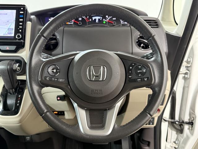 N-BOX G・EXターボホンダセンシング Bカメラ ETC 両PSD ACC フルセグナビ BT DVD LEDオートライト 衝突軽減B ESC レーンアシスト Pスタート パドルシフト ステリモ AAC スマートキー ウィンカー付電格ミラー(54枚目)