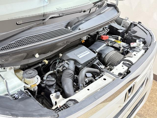 N-BOX G・EXターボホンダセンシング Bカメラ ETC 両PSD ACC フルセグナビ BT DVD LEDオートライト 衝突軽減B ESC レーンアシスト Pスタート パドルシフト ステリモ AAC スマートキー ウィンカー付電格ミラー(79枚目)