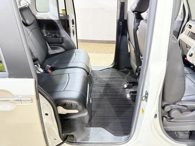 ムーヴキャンバス Ｘメイクアップ　ＳＡＩＩ　ＥＴＣ　フルセグナビ　ＢＴ　ＤＶＤ　ＣＤ　オートライト　フォグ　衝突軽減Ｂ　ＥＳＣ　Ｐスタート　Ａストップ　ステリモ　ＡＡＣ　スマートキー　電格ミラー　ベンチシート　黒革調シートカバー　シートリフター（27枚目）