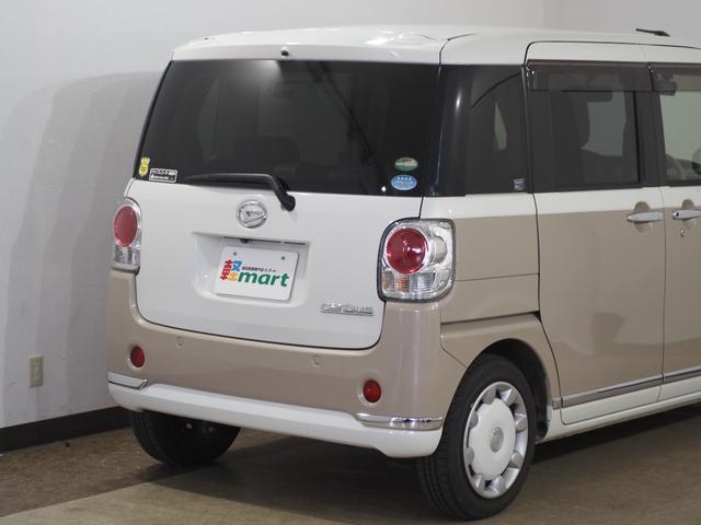 ムーヴキャンバス Ｘメイクアップ　ＳＡＩＩ　ＥＴＣ　フルセグナビ　ＢＴ　ＤＶＤ　ＣＤ　オートライト　フォグ　衝突軽減Ｂ　ＥＳＣ　Ｐスタート　Ａストップ　ステリモ　ＡＡＣ　スマートキー　電格ミラー　ベンチシート　黒革調シートカバー　シートリフター（77枚目）