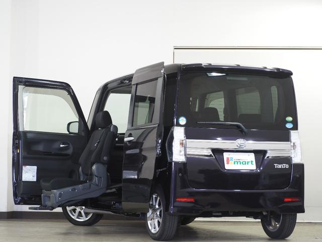 タント カスタムＸ　ＳＡＩＩ　福祉車両　ウェルカムＳ　ＥＴＣ　両ＰＳＤ　フルセグナビ　ＢＴ　ＤＶＤ　ＬＥＤオートライト　フォグ　衝突軽減Ｂ　ＥＳＣ　Ｐスタート　ステリモ　ＡＡＣ　純正１４ＡＷ　ウィンカー付電格ミラー　Ｒサンシェード（17枚目）