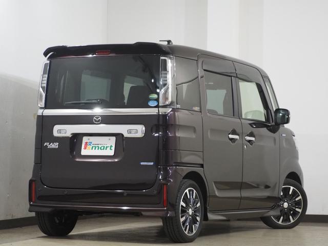 フレアワゴンカスタムスタイル ハイブリッドＸＴ　ターボ　Ｂカメラ　ＥＴＣ　シートＨ　両ＰＳＤ　クルコン　フルセグナビ　ＢＴ　ＤＶＤ　ＬＥＤオートライト／フォグ　衝突軽減Ｂ　レーンアシスト　クリソナ　パドルシフト　ステリモ　純正１５ＡＷ　ハーフレザー（31枚目）