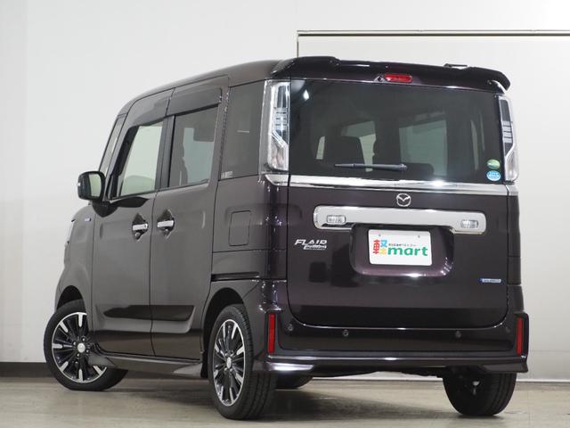 フレアワゴンカスタムスタイル ハイブリッドＸＴ　ターボ　Ｂカメラ　ＥＴＣ　シートＨ　両ＰＳＤ　クルコン　フルセグナビ　ＢＴ　ＤＶＤ　ＬＥＤオートライト／フォグ　衝突軽減Ｂ　レーンアシスト　クリソナ　パドルシフト　ステリモ　純正１５ＡＷ　ハーフレザー（38枚目）