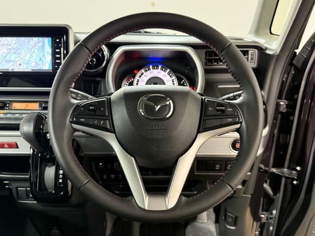 フレアワゴンカスタムスタイル ハイブリッドＸＴ　ターボ　Ｂカメラ　ＥＴＣ　シートＨ　両ＰＳＤ　クルコン　フルセグナビ　ＢＴ　ＤＶＤ　ＬＥＤオートライト／フォグ　衝突軽減Ｂ　レーンアシスト　クリソナ　パドルシフト　ステリモ　純正１５ＡＷ　ハーフレザー（57枚目）