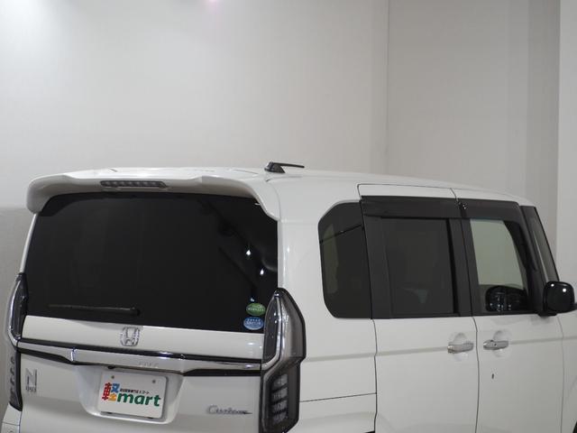 N-BOXカスタム G・EXターボホンダセンシング Bカメラ ETC シートH 両PSD ACC フルセグナビ BT DVD LEDオートライト/フォグ Pスタ パドルシフト ステリモ 純正15AW 助手席スーパースライド ハーフレザー Rサンシェード(76枚目)