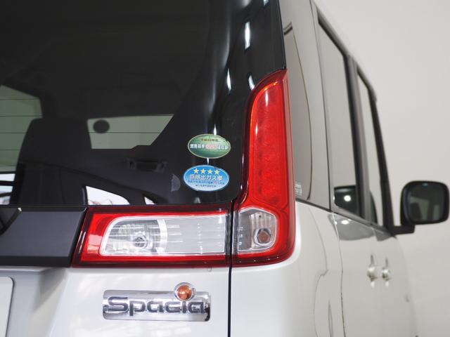 スペーシア G シートヒーター Pスタート アイドリングストップ オートエアコン スマートキースペアキー付 電格ミラー レベライザー CD ベンチシート 両側スライド パワステ パワーウィンドウ ABS Wエアバッグ(72枚目)
