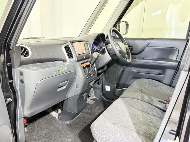 スペーシア G シートヒーター フルセグナビ DVD CD Pスタート アイドリングストップ オートエアコン スマートキー 電動格納ミラー レベライザー ベンチシート 両側スライド パワステ パワーウィンドウ ABS(45枚目)