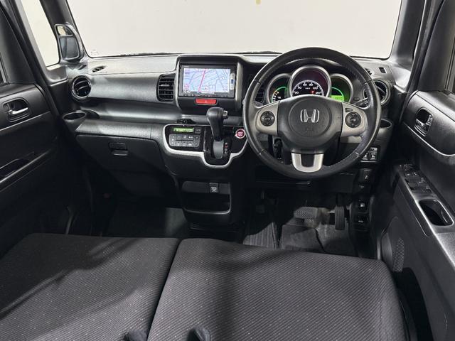 Ｎ－ＢＯＸ Ｇ　ターボＳＳパッケージ　１オーナー　禁煙車　Ｂカメラ　ＥＴＣ　クルコン　両ＰＳＤ　ナビＴＶ　ＢＴ　ＤＶＤ　ＨＩＤオートライト　ＣＴＢＡ　ＥＳＣ　Ｐスタート　パドルシフト　ステリモ　ＡＡＣ　純正１４ＡＷ　ウィンカー付電格ミラー（7枚目）