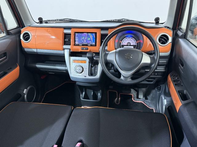 ハスラー Ｇ　Ｂカメラ　ＥＴＣ　シートＨ　フルセグナビ　ＢＴ　ＤＶＤ　ＨＩＤオートライト　衝突被害軽減Ｂ　ＥＳＣ　Ｐスタート　Ａストップ　ＡＡＣ　スマートキー　電格ミラー　ベンチシート　フルフラット　シートリフター（7枚目）