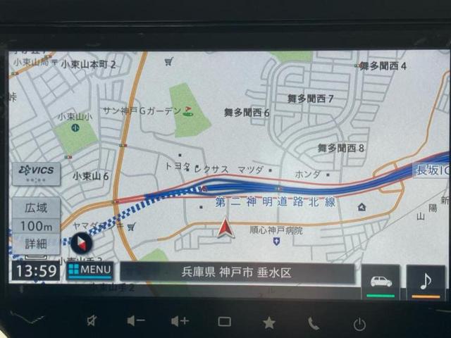 スペーシアギア ハイブリッドＸＺ　保証書／純正　９インチ　メモリーナビ／セーフティサポート（スズキ）／両側電動スライドドア／シートヒーター　前席／全方位モニター／車線逸脱防止支援システム／パーキングアシスト　バックガイド　全周囲カメラ（9枚目）