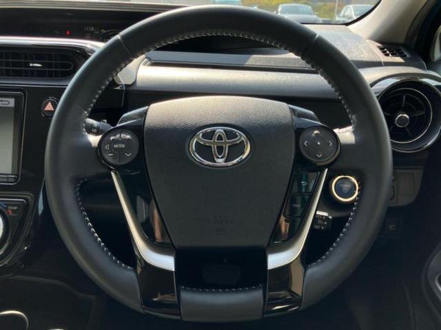 アクア Gソフトレザーセレクション 新品タイヤ/純正 9インチ SDナビ/衝突安全装置/シートヒーター 前席/車線逸脱防止支援システム/シート 合皮/ドライブレコーダー 社外/ヘッドランプ LED/Bluetooth接続/ETC(13枚目)