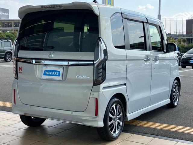 Ｎ－ＢＯＸカスタム Ｌ　保証書／純正　８インチ　ＳＤナビ／衝突安全装置／電動スライドドア／シートヒーター／車線逸脱防止支援システム／ヘッドランプ　ＬＥＤ／ＥＴＣ／ＥＢＤ付ＡＢＳ／横滑り防止装置／アイドリングストップ（3枚目）