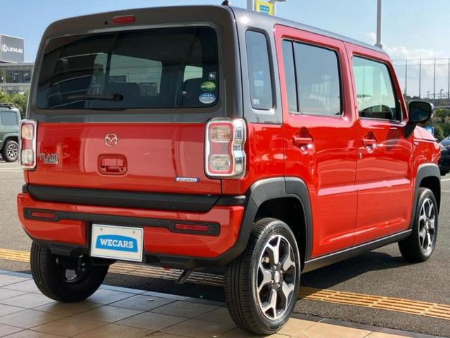 フレアクロスオーバー ハイブリッドXS 新品タイヤ/保証書/純正 8インチ メモリーナビ/アイアクティブセンス(マツダ)/シートヒーター 前席/360°ビューモニター/車線逸脱防止支援システム/パーキングアシスト バックガイド 盗難防止装置(3枚目)