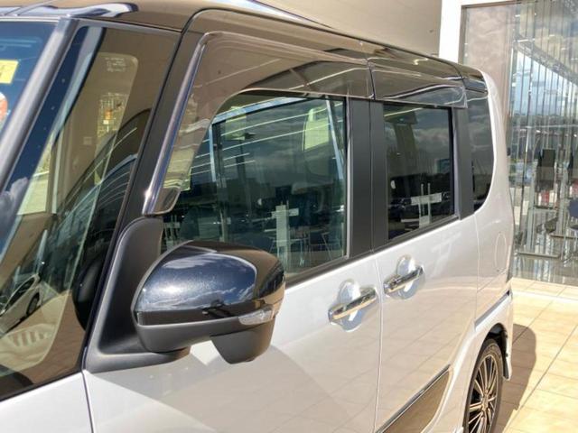 タント カスタムＲＳ　新品タイヤ／保証書／純正　１０インチ　ナビ／スマートアシスト（トヨタ・ダイハツ）／両側電動スライドドア／シートヒーター　前席／パノラマモニター／車線逸脱防止支援システム／シート　ハーフレザー　ターボ（42枚目）