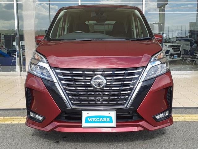 セレナ ハイウェイスターV 新品タイヤ/保証書/純正 SDナビ/インテリジェントルームミラー/衝突安全装置/両側電動スライドドア/車線逸脱防止支援システム/ヘッドランプ LED/ETC/EBD付ABS/横滑り防止装置 記録簿(57枚目)