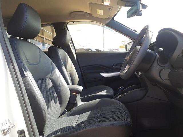 キックス Ｘ　保証書／純正　９インチ　ＳＤナビ／インテリジェントルームミラー／衝突安全装置／アラウンドビューモニター／車線逸脱防止支援システム／シート　ハーフレザー／プロパイロット／ドライブレコーダー　前後　ＥＴＣ（4枚目）