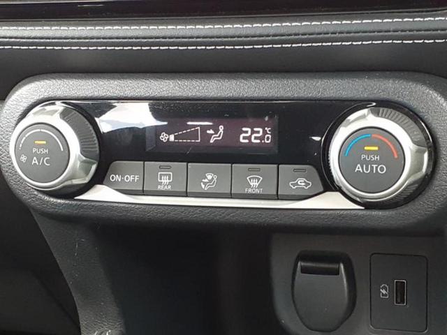 キックス Ｘ　保証書／純正　９インチ　ＳＤナビ／インテリジェントルームミラー／衝突安全装置／アラウンドビューモニター／車線逸脱防止支援システム／シート　ハーフレザー／プロパイロット／ドライブレコーダー　前後　ＥＴＣ（33枚目）