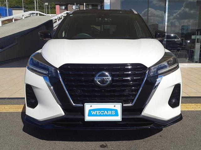 キックス Ｘ　保証書／純正　９インチ　ＳＤナビ／インテリジェントルームミラー／衝突安全装置／アラウンドビューモニター／車線逸脱防止支援システム／シート　ハーフレザー／プロパイロット／ドライブレコーダー　前後　ＥＴＣ（56枚目）